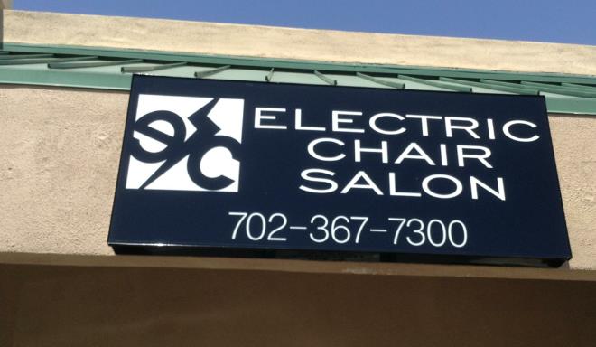 electric chair hair salon